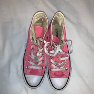 Pink High Top Converse